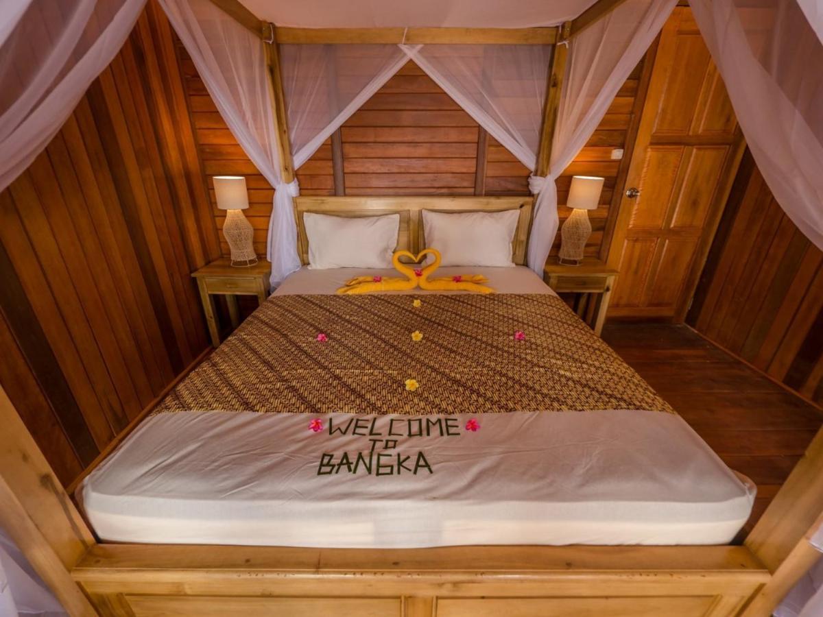 30 m2, 1 yatak odalı, 1 banyolu Bungalov, Pulau Bangka bölgesinde Totohe Dış mekan fotoğraf